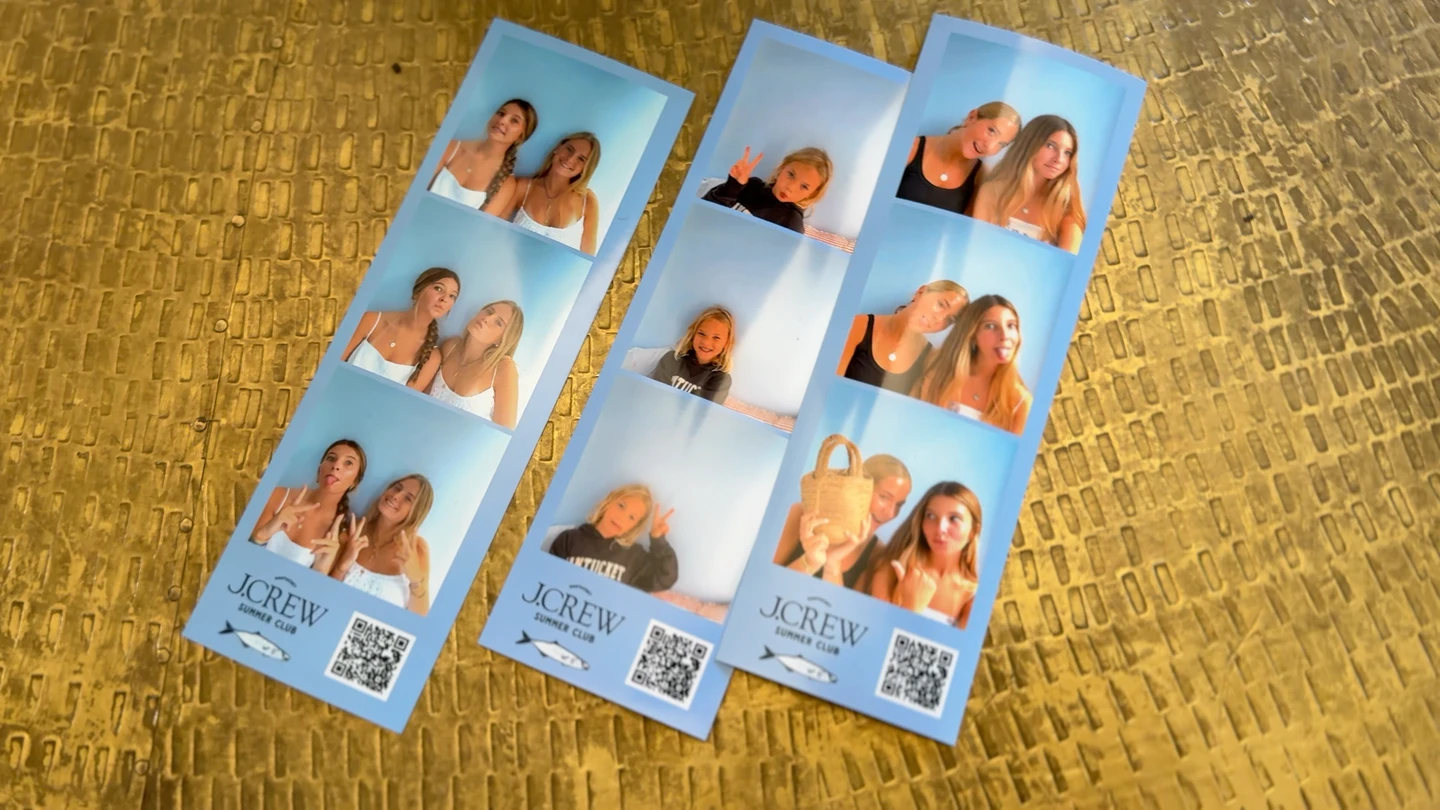 Captured photos were processed in real time and finished with custom branded overlays, then delivered digitally for sharing. 